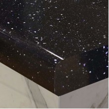 2X 3m Black Andromeda Worktop 40mm Thick At Lowest Price