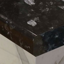 2X 3m Black Flint Gloss Worktop 40mm Thick At Lowest Price